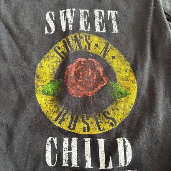 GUNS N ROSES - baby bodysuit black size M ?6-12 months - Picture 3 of 6